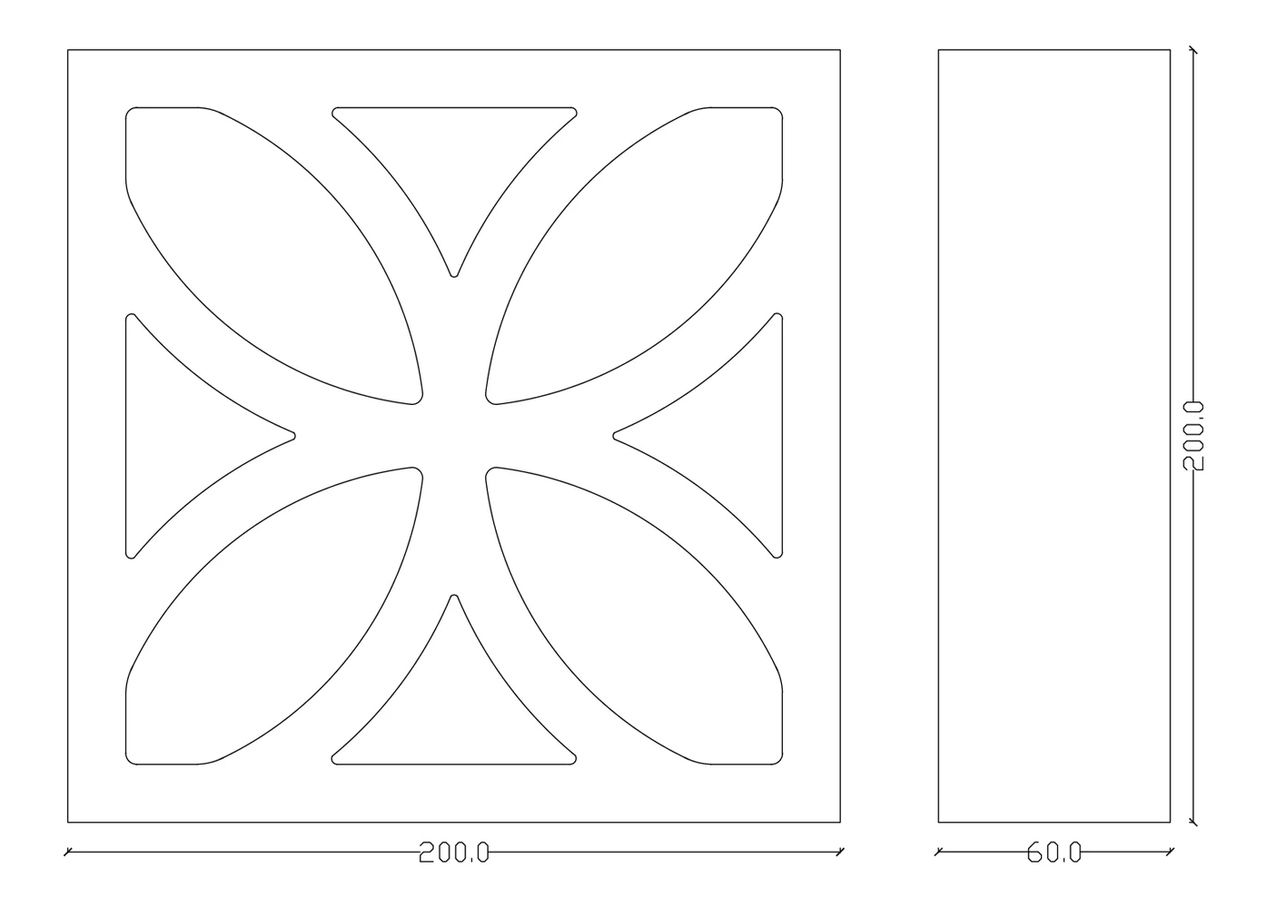 Breeze Blocks Dimensions