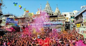 jagdish temple holi in udaipur